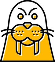 Walrus Creative Icon Design vector