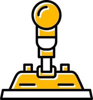 diseño de icono creativo de joystick vector