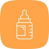 Feeding Bottle Creative Icon Design vector