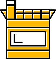 Cigarettes Creative Icon Design vector