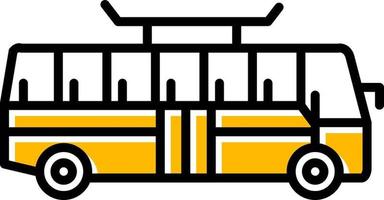 Bus Creative Icon Design vector