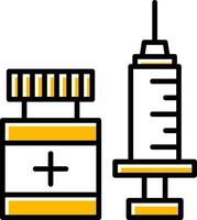 Vaccination Creative Icon Design vector