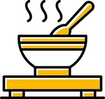 Hot Soup Creative Icon Design vector