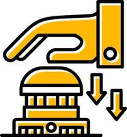 Emergency Button Creative Icon Design vector