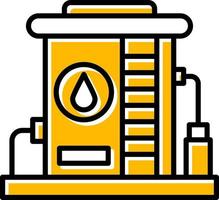 Oil Tank Creative Icon Design vector