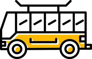 Bus Creative Icon Design vector