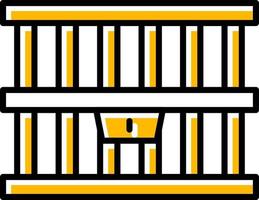 Jail Creative Icon Design vector