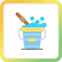 Bucket Creative Icon Design vector