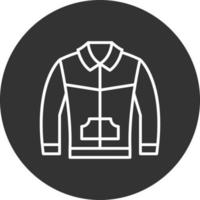 diseño de icono creativo de chaqueta vector