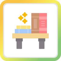 Bookshelf Creative Icon Design vector
