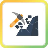 Mining Creative Icon Design vector