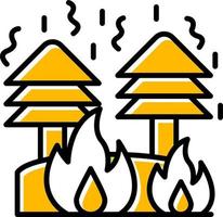 Fire Creative Icon Design vector