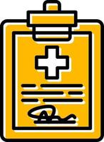 Health Report Creative Icon Design vector