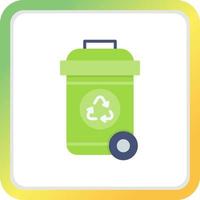 Recycle Bin Creative Icon Design vector