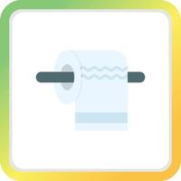 diseño de icono creativo de papel higiénico vector