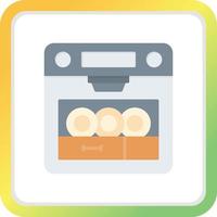 Dishwasher Creative Icon Design vector