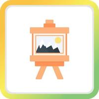 Canvas Creative Icon Design vector