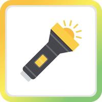 Flashlight Creative Icon Design vector