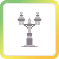 Street Lamp Creative Icon Design vector