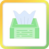 Tissue Box Creative Icon Design vector