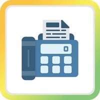 Fax Creative Icon Design vector