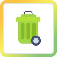 Bin Creative Icon Design vector