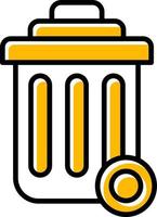 Bin Creative Icon Design vector