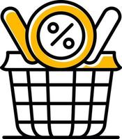 basket Creative Icon Design vector