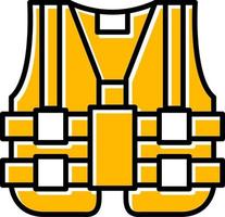 High Visibility Vest Creative Icon Design vector