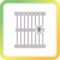 Jail Creative Icon Design vector