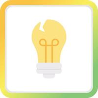 Bulb Creative Icon Design vector