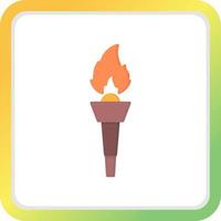 Torch Creative Icon Design vector