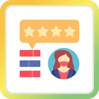 Review Creative Icon Design vector