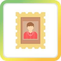 Stamp picture Creative Icon Design vector