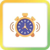 Alarm Clock Creative Icon Design vector