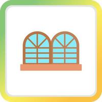 Window Creative Icon Design vector