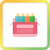 Crayons Creative Icon Design vector