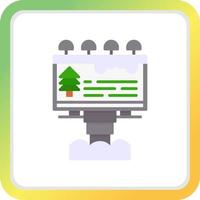 Billboard Creative Icon Design vector