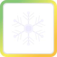 diseño de icono creativo de copo de nieve vector