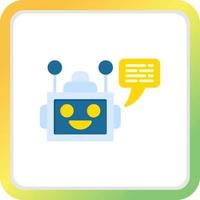 Chatbot Creative Icon Design vector