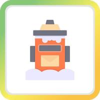 Postbox Creative Icon Design vector