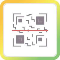 Qr Code Creative Icon Design vector