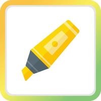 Highlighter Creative Icon Design vector