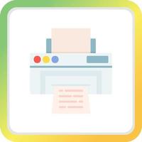 Printer Creative Icon Design vector