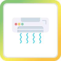 Air Conditioner Creative Icon Design vector