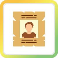 Wanted Creative Icon Design vector