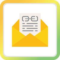 Email Link Creative Icon Design vector