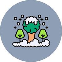 Trees Creative Icon Design vector