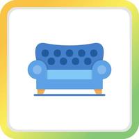 Sofa Creative Icon Design vector