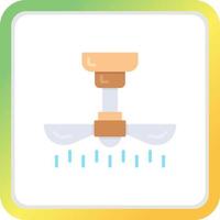 Ceiling Fan Creative Icon Design vector